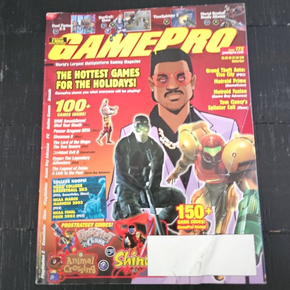 Vintage Gamepro Magazine January 2003 Issue 172 Video Game Grand Theft Auto